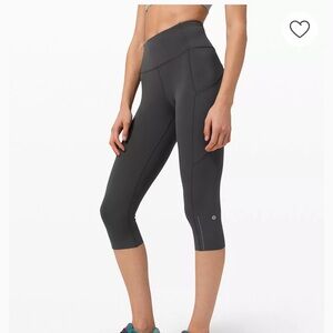 Lululemon Fast and Free High-Rise Crop 19" 7 Pocket